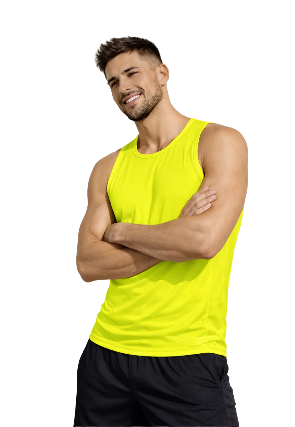 Polera Hombre Andre Sin Mangas Deportiva Control Dry Uv Gym Runner