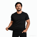 Polera Lisa Premium 100% Algodón Sin Logos Cuello Redondo Manga Corta ideal para uso diario, uniformar y/o estampar