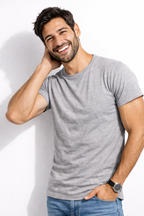 Polera Lisa Premium 100% Algodón 150 g/m² Modelo Atomic