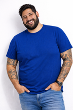 Polera Hombre Plus Size Atomic Premium 100% Algodón 150 g/m² – XL a 3XL (Lisa)