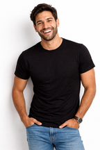 Polera Lisa Premium 100% Algodón 150 g/m² Modelo Atomic