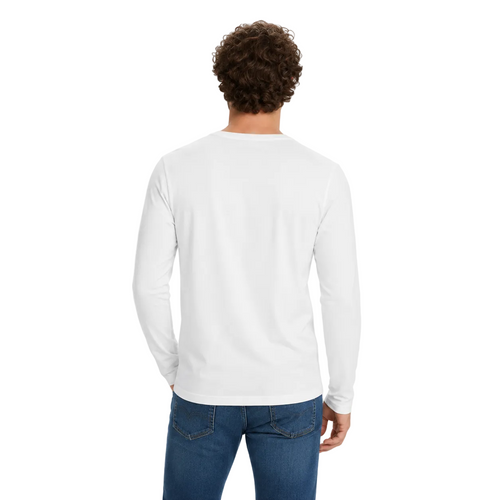 Polera Hombre Poliéster Manga Larga Tallas S-3xl