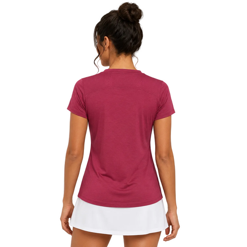 Polera Deportiva Mujer Slam 100% Poliéster Tallas S-xl