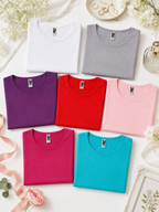 Polera Premium Mujer, Algodón 100%, Suave, Escote Redondo