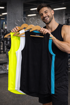 Polera Hombre Andre Sin Mangas Deportiva Control Dry Uv Gym Runner