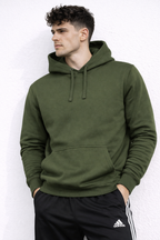 Poleron Hombre Urban Liso Con Capucha Premium