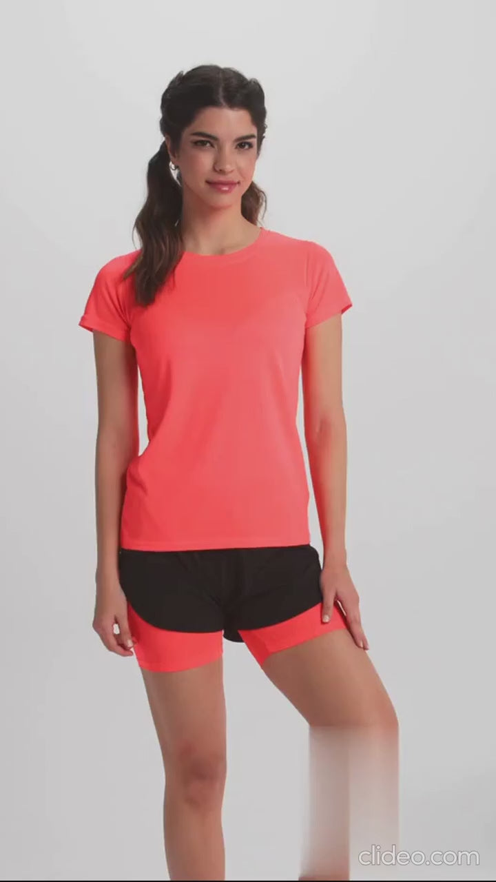 Polera Mujer Montecarlo Gym Entrenamiento Control Dry UV Entallada