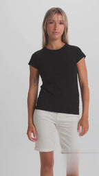 Polera Mujer Bali Lisa Algodón Entallada Uso Diario O Estampar