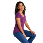 Polera Premium Mujer, Algodón 100%, Suave, Escote Redondo
