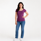 Polera Premium Mujer, Algodón 100%, Suave, Escote Redondo