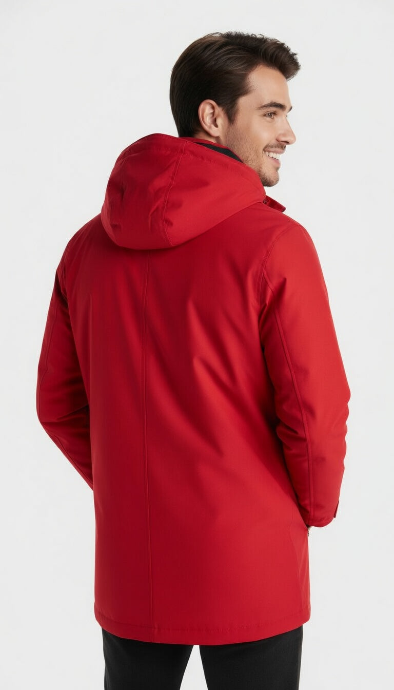 Parka Hombre Impermeable Cortavientos America Tallas S-3xl
