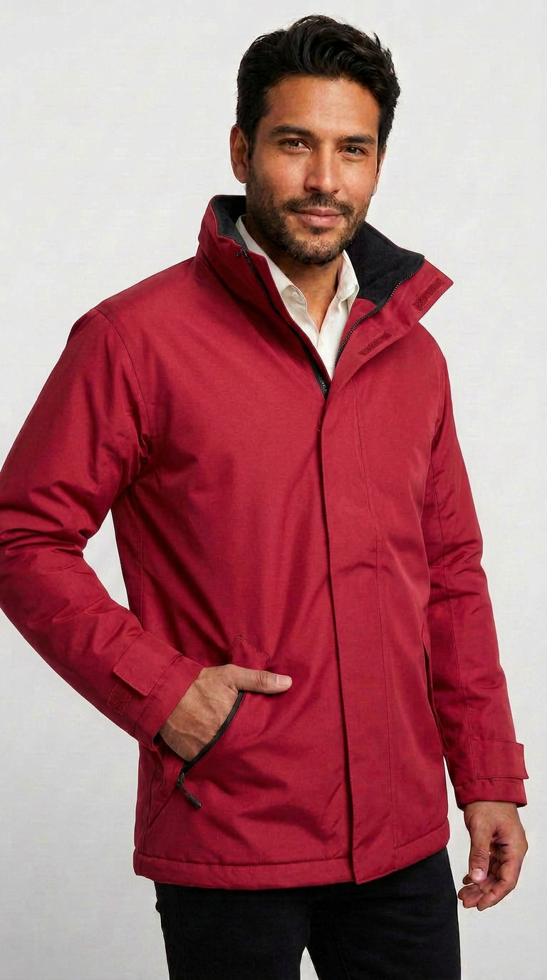 Parka Impermeable Hombre Europa 100% Poliéster Tallas S-3xl