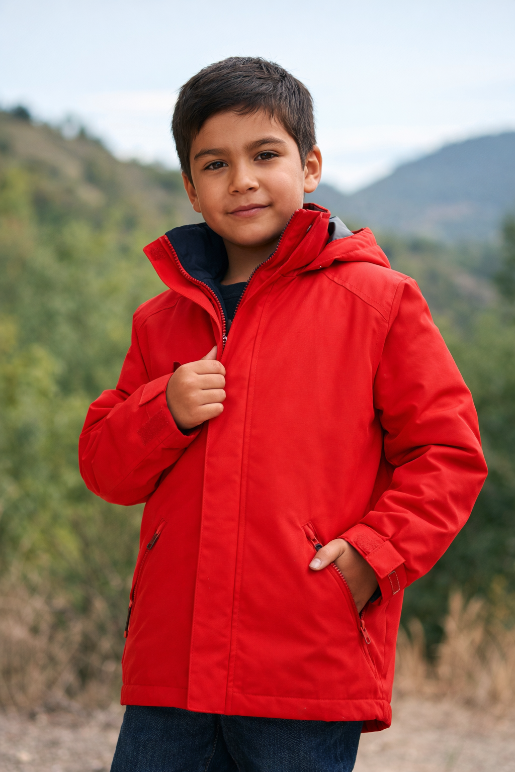 Parka Impermeable Europa Niño/Niña Acolchada