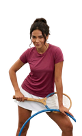 Polera Deportiva Mujer Slam 100% Poliéster Tallas S-xl