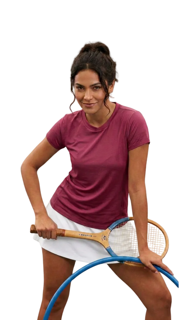Polera Deportiva Mujer Slam 100% Poliéster Tallas S-xl