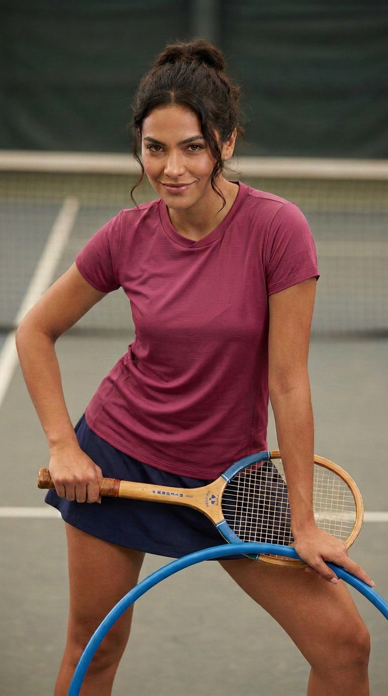 Polera Deportiva Mujer Slam 100% Poliéster Tallas S-xl