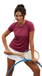 Polera Deportiva Mujer Slam 100% Poliéster Tallas S-xl