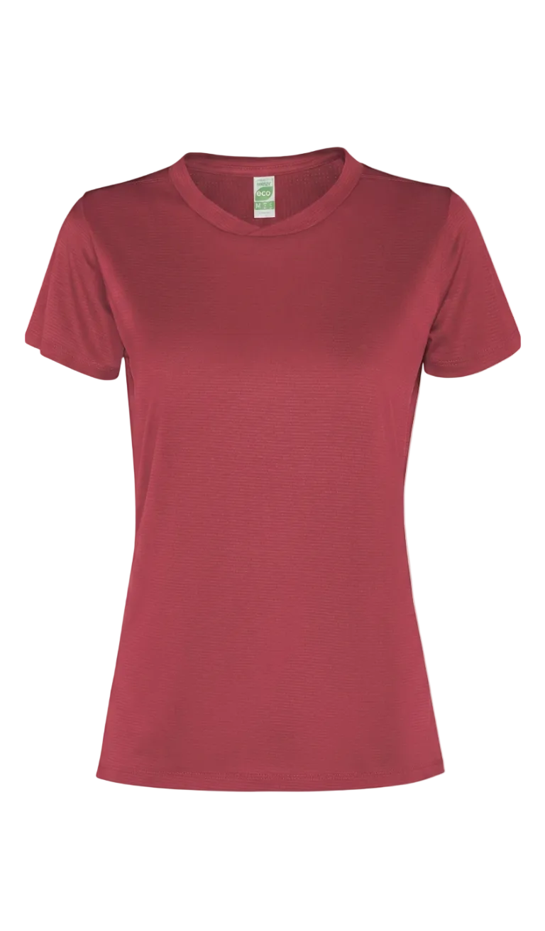 Polera Deportiva Mujer Slam 100% Poliéster Tallas S-xl