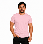 Polera Lisa Premium 100% Algodón Europeo Sin Logos Cuello Redondo Manga Corta