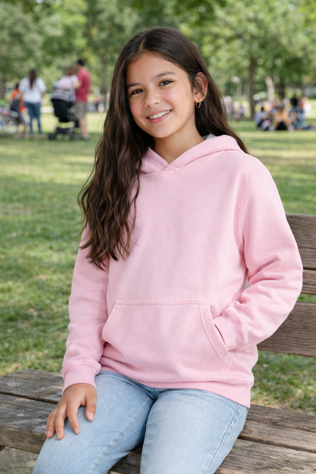 Polerón Urban Niño con Capucha Felpa Perchada 280 g/m² (3/4 a 11/12)