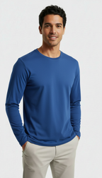Polera Hombre Premium 100% Algodón M/L Tallas S-2xl