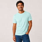 Polera Premium Hombre Algodón Orgánico Suave Tallas S a 2XL